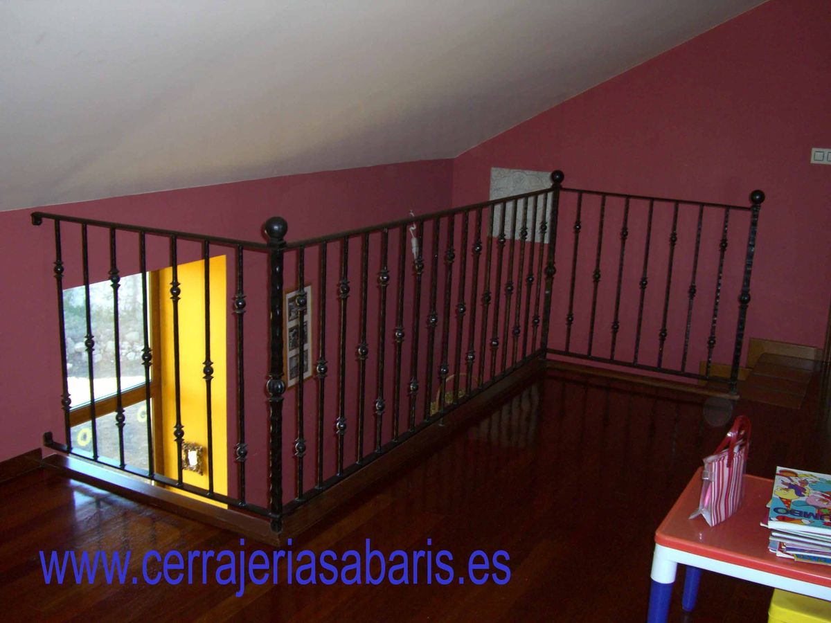 Barandilla de hierro — interior