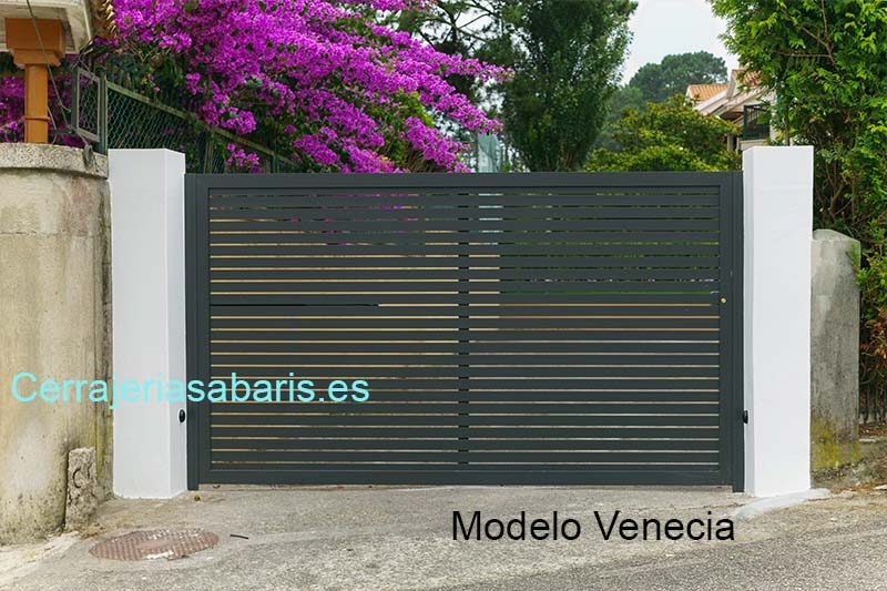 Cancela modelo Venecia en verde